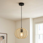Rattan pendler lampe brun, Roza