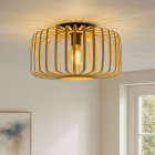 Bambus loftlampe brun, Tina