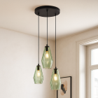 Modern pendler lampe grøn, Aimee