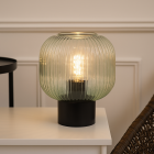 Design bordlampe grøn, Charlois, med brytare