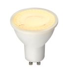 Dimmbare Olucia GU10 LED pære Antonie, 5W, dim to warm