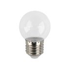 Varm hvid gennemsigtig LED-lampe - 1 Watt