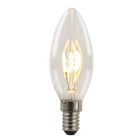 Dimmbare Olucia E14 LED kertepære Tuelo, 2W, 2700K