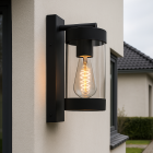 Modern udendørslampe sort, Musa, IP44