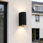Modern udendørslampe sort, corina, IP44
