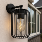 Modern udendørslampe sort, Enya, IP44