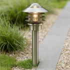 Rustfrit Stål udendørslampe sølv, Felice, IP44