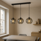Design pendler lampe grå, Giada