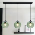 Design pendler lampe grøn, Giada
