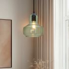 Design pendler lampe grøn, Sabina
