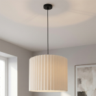 Modern pendler lampe beige, Sarita