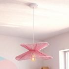 Papir pendler lampe lyserød, Rosalie