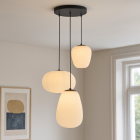 Modern pendler lampe hvid, Davide