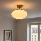 Design loftlampe hvid, Kimi