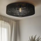 Rustik loftlampe sort, Pippa