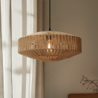 Japandi pendler lampe brun, Selena