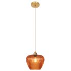 Retro pendler lampe brun, Rhode