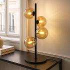Design bordlampe rav, Remo, med brytare