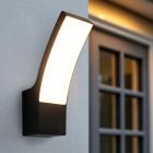 Modern udendørslampe sort, Manel, 12W, 3000K LED, IP44