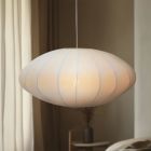 Japandi pendler lampe hvid, Jada