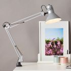 Metal klemmespot grå, Katharina, med brytare