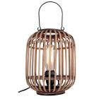 Industri bordlampe brun, Asja, med brytare