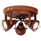 Industri loftspot rustfarvet, Abyga