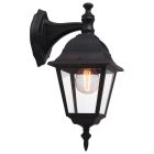 Klassisk udendørslampe sort, Adelyn, IP23