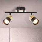 Modern loftlampe messing, Cato
