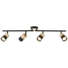 Modern loftlampe messing, Cato