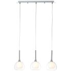Modern pendler lampe krom, Emmelien