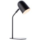 Modern bordlampe sort, Lukas, med brytare