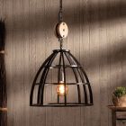 Industri pendler lampe sort, Esmee