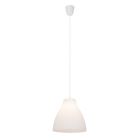 Plast pendler lampe hvid, Paco
