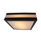 Plast udendørslampe antracit, Tosca, IP44