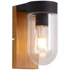 Modern udendørslampe sort, Danja, IP44