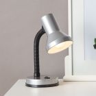 Plast skrivebordslampe grå, Loet, med brytare
