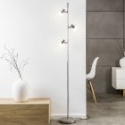 Metal gulv lampe krom, Blake, med brytare