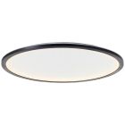 Modern LED panel loftlampe sort, Yamal, 36W, varm til kold hvid justerbar LED, med fjärrkontroll