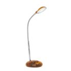 Plast skrivebordslampe orange, Marenthe, 2W, 6000K LED, med brytare