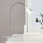 Plast klemmespot hvid, Kit, 2,4W, 3000K LED, med brytare