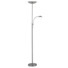 Modern gulv lampe krom, Elina, 18W, 3000K LED