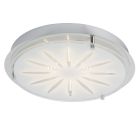 Glas væglampe krom, Danae, 15W, 3000K LED