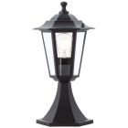 Klassisk udendørslampe sort, Radha, IP44