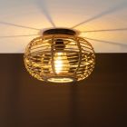 Rattan loftlampe brun, Sevim