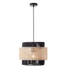 Rattan pendler lampe beige, Quirien