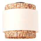 Rustik loftlampe brun, Vibeke