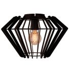 Industri loftlampe sort, Annabel