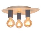 Metal loftlampe blå, Leilani