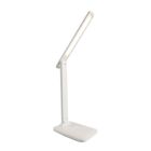 Hvid modern skrivebordslampe plast, Danila, 5W, justerbar lysfarve LED, med beröringsdimmer